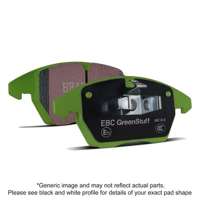 EBC Bremsbeläge Greenstuff Wilwood Powerlite 4-Pot Rennsport-Bremssattel DP2057
