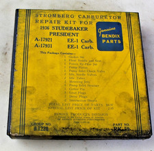 Genuine Bendix Parts Stromberg Carburetor Repair Kit Rk-59 1936 Studebaker