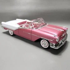 Road Signature 1957 Oldsmobile Super 88 Pink Convertible 1:18 Scale Diecast