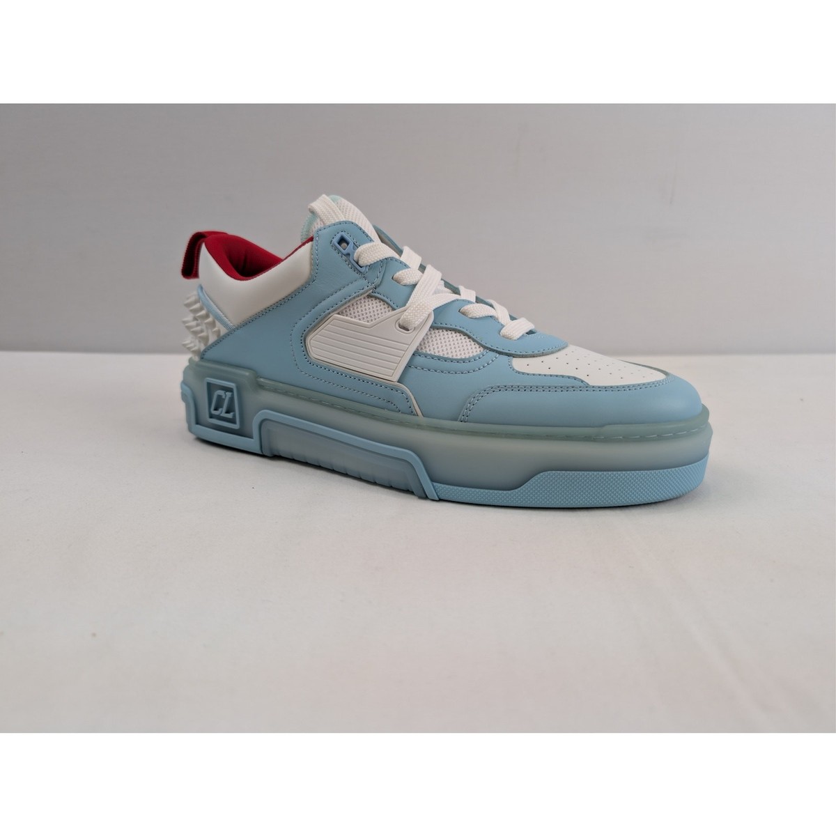 Christian Louboutin Astroloubi low-top sneaker in light blue and