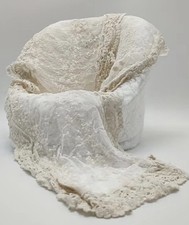 Newborn Elegant White Lace Wrap For Studio Photographs