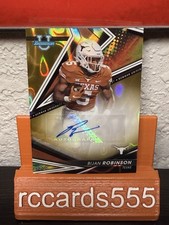 2022 Bowman U Best Bijan Robinson Gold Lava Auto 12/75