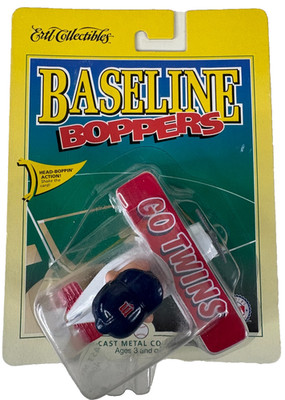 1998 Minnesota Twins Baseline Boppers Bobblehead Plane ERTL - Sealed