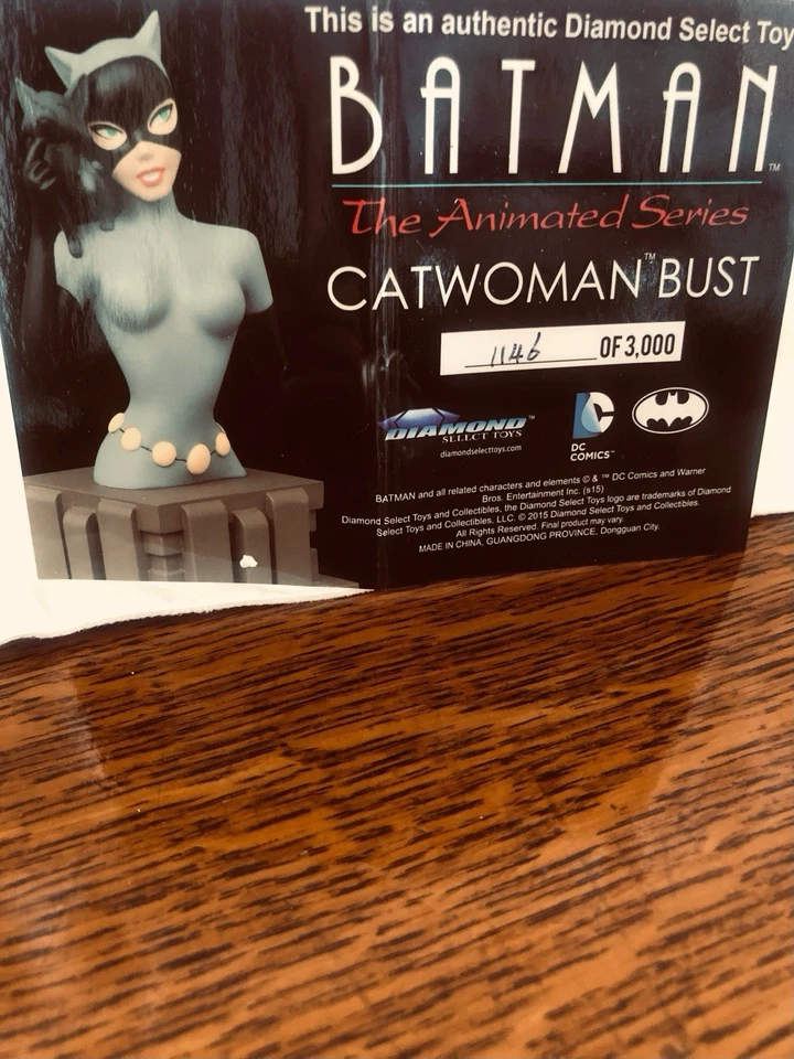 Batman The Animated Series Catwoman Bust - Diamond Select - Super Rare - Image 4 of 4