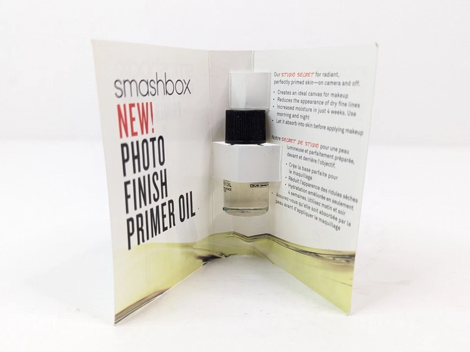 Smashbox Photo Finish Primer Oil 0.13 FL Oz 4 ml Sampler USA New - Image 2 of 4