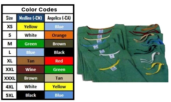 Pantalones Médicos 3XL AngelStat Unisex Reversible Cordón: Verde Brumoso, Talla XXXL Foto 2 de 4