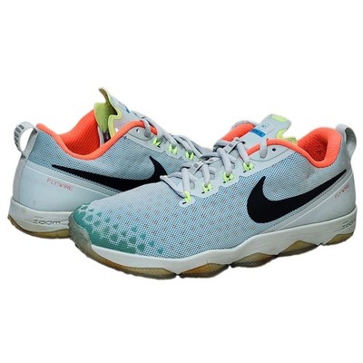 NIKE Zoom Hypercross TR2 N7 Sz 9 Light Silver/Turquoise/Ghost Green 822785-043