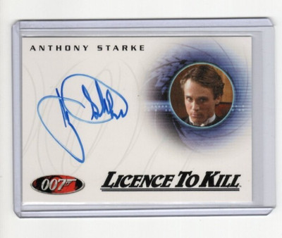 James Bond In Motion 2008 Autograph Auto Card A113 Anthony Starke Truman-Lodge