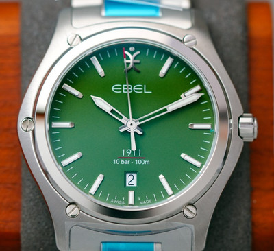 Ebel Sport Classic Mop Dial Gold and Steel 29mm Wrist Watch
