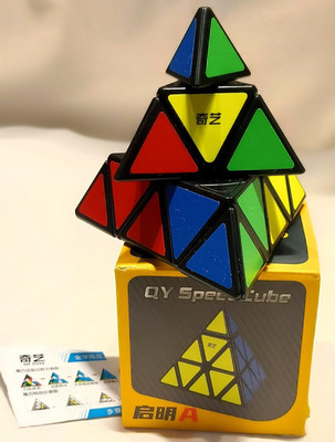  IQ Pyramide YI Rubbi Zauberwürfel Geschwindigkeit und Fluidität Neu