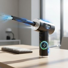 100000 RPM Cordless Electric Air Duster with LED Light Eco-Friendly Cleaning