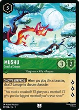Lorcana TCG - [11-82/204 Cold Foil Uncommon NM] Mushu - Sneaky Dragon - Winte...