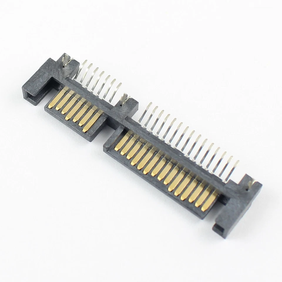 2Pcs Sata 7+15 Pin 22 Pin SMT SMD Male Adapter Connector For 2.5" Hard Drive HDD - Image 2 of 4