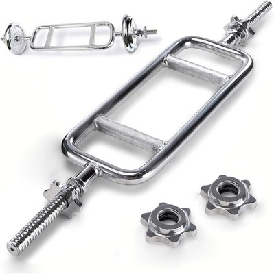 34'' Olympic Triceps Bar Weight Bar Standard Threaded Solid Triceps Bar Curl