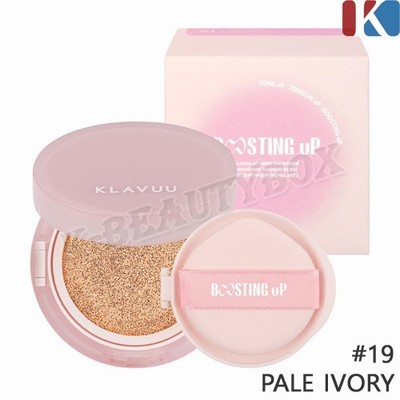 KLAVUU Actress Backstage Boosting Cushion Glow 12g + Refill 12g #19 Pale Ivory