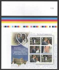 ? ISLE OF MAN 2018 PRINCE HARRY & MEGAN LIMITED EDITION SHEETLET IN FOLDER MNH