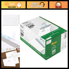 Self-Sealing Security Envelopes 3.625" x 6.5" - 500 Count, Privacy Lined, White