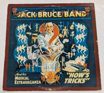 Jack Bruce Band How's Tricks Promo vinyl LP SIGNED AUTOGRAPHED RSO RS-1-3021