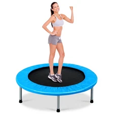Goplus 38" Rebounder Trampoline Adults Kids Exercise Workout w/ Padding Springs