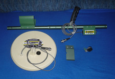 VINTAGE GARRETT GROUNDHOG METAL DETECTOR  Hipmount - Mounting Brackets/10" Coil