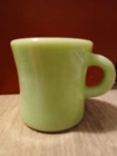 Vintage Fire King Ware Jadeite C Handle Heavy Coffee Mug Restaurant Ware