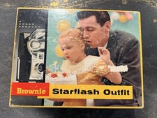 Kodak Brownie Starflash Outfit Camera Untested Original Box Complete