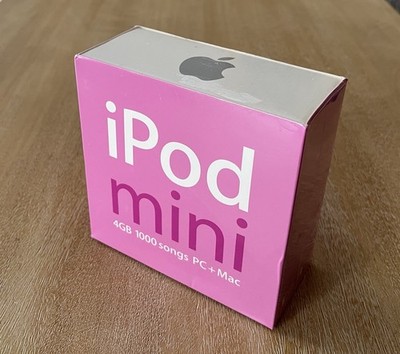 Apple iPod Mini 2nd Generation 4GB Pink Sealed In Box, Collectible