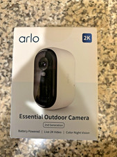 Arlo Essential Outdoor 2nd Gen Add-On 2K Wireless Security Camera White