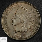 1908 Indian Head Copper Cent 1C (MS CH UNC)