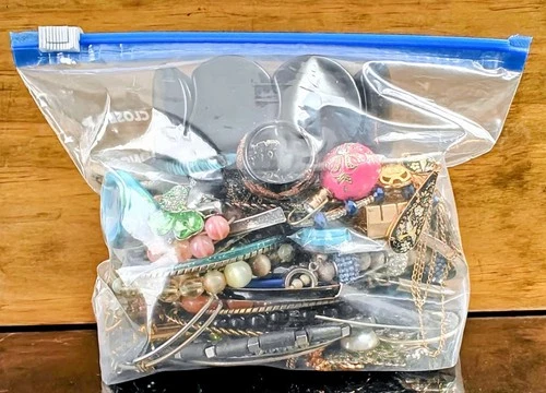 Vintage Costume Jewelry Lot Including Bracelets Rings Necklaces Some Signed