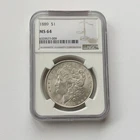 1889 P Morgan Dollar NGC MS64 Philadelphia Silver $1 Coin Business Strike