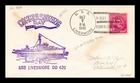 DR JIM STAMPS US COVER USS LIVERMORE FIRST DAY COMMISSION NAVAL CANCEL