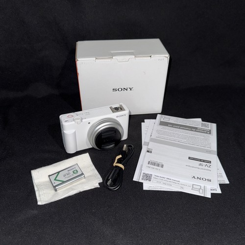 Sony ZV-1F Camera - WHITE  *PARTS/REPAIR* ***READ***