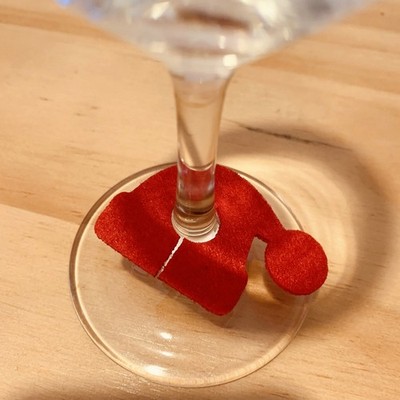9 Pcs Glasmarkierer Weihnachtsartikel Gläsermarkierer Partybecher