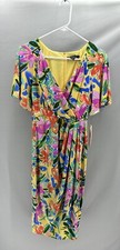 yellow multicolor floral dress sale discount viral trending ootd gift wknd-a277k