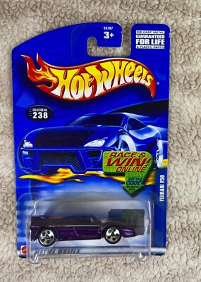 FREITAG FRITZ F96 廃盤品 激レア パープル 🇮🇹🇮🇹🇮🇹🇮🇹Hotwheels Ferrari F50 Purple #238 Diecast Car HW06