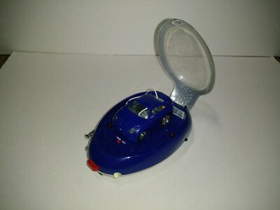 Atomic Toys Z-Cars R/C Multi Pod 1/64 scale Tiny 6 Way Controls  BLUE - WORKS!