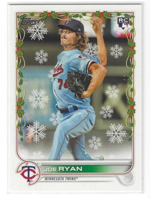 JOE RYAN 2022 TOPPS HOLIDAY WALMART ROOKIE RC TWINS $1.99 ROOM