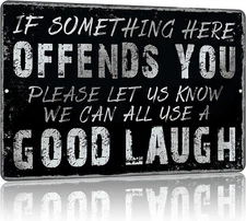 Vintage Garage Decor Funny Sarcasm Metal Tin Signs Home Bar Man Cave Wall Decor