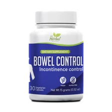 Bowel Incontinence Control - Control Leaky Bowel -Reduces frequency and rush