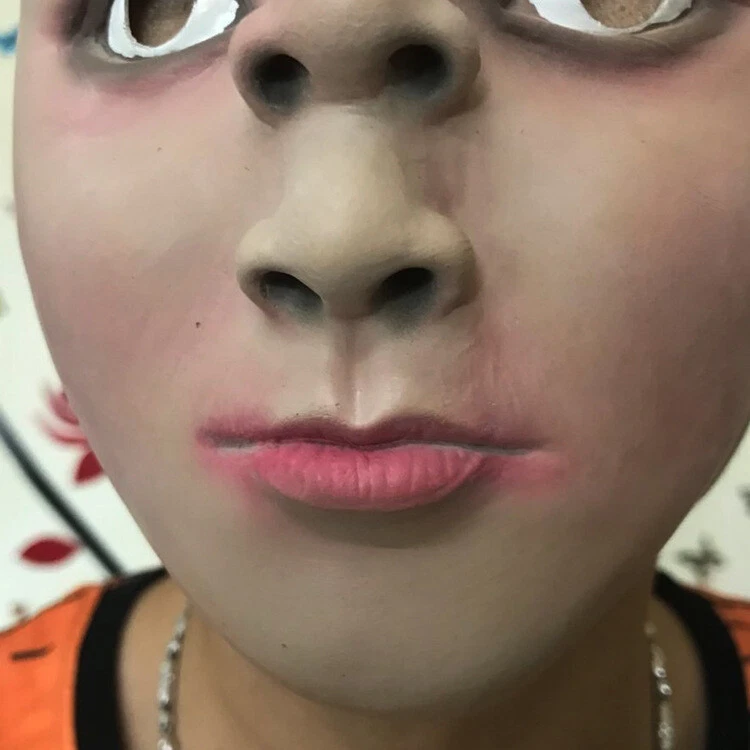 Hot Selling Unisex Personality Halloween Horror Latex Mask Terrifying 4-Eye Mask - Image 3 of 4