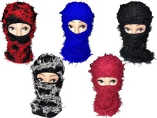 Distressed Ski Mask Balaclava Outdoor Sport Warm Winter Face Neck Headwear OSFM