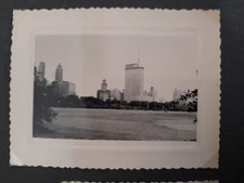 Antique Snapshot Chicago Illinois August 1960 Silver Print Photo 
