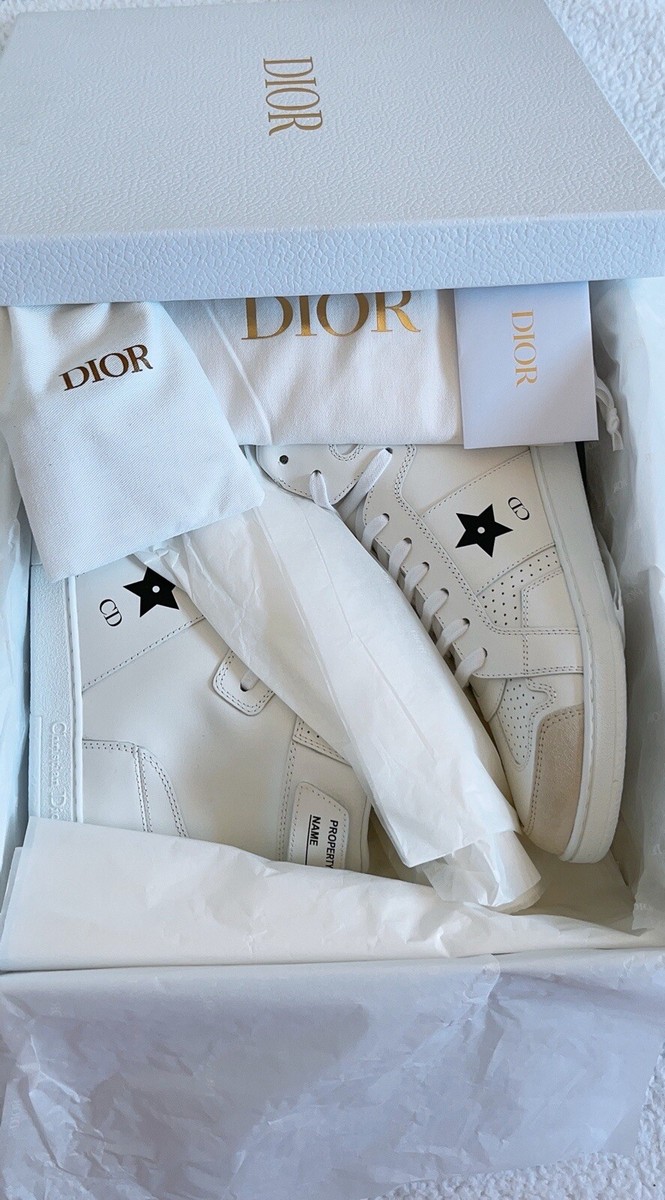 Christian Dior Women's Dior Star white Calfskin and Suede