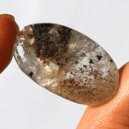 27.2 Cts Natural Garden Quartz Hi-Grade 27mmx17mm Oval Cabochon Loose Gemstone - Picture 3 of 10