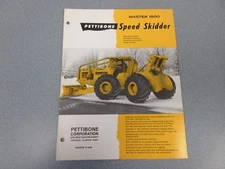 Rare Pettibone 1500 Speed Skidder Sales Sheet