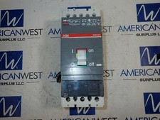 ABB S4H 3 Pole Breaker 12216023-002 250 amp 600 volt PR211 Trip + Shunt +Aux