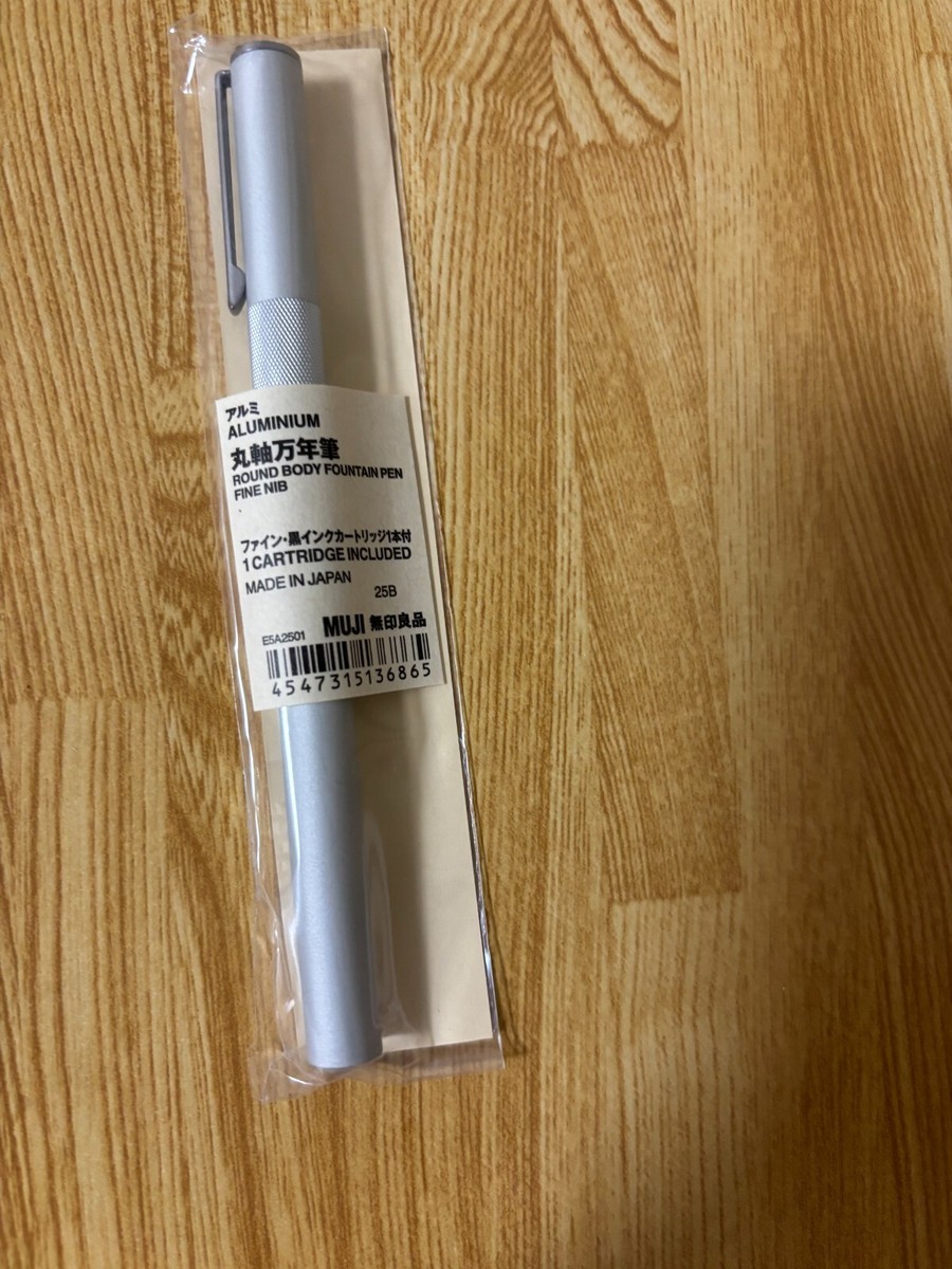MUJI MOMA Aluminum Round Fountain Pen for sale online UK