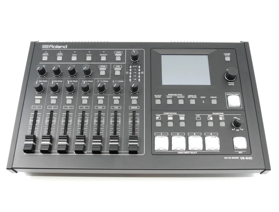 Roland HD AV Mezclador VR-4HD Todo en Uno HD AV Mezclador - Alta Definición, Multiformato Foto 2 de 4