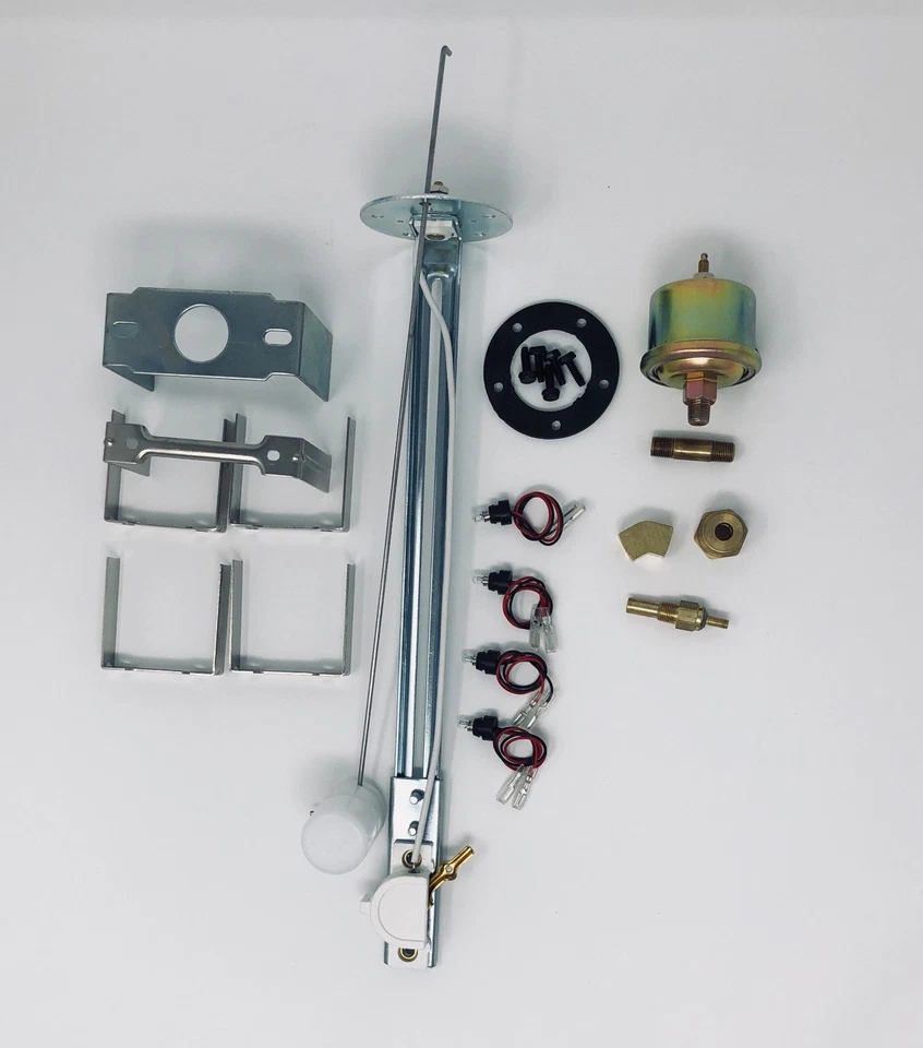 1948 1949 1950 Ford Truck 5 Gauge Dash Panel Insert White - Image 4 of 4